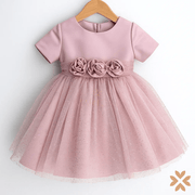 Abito tulle glitterato - Allegra