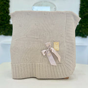 Coperta in lana con nastro