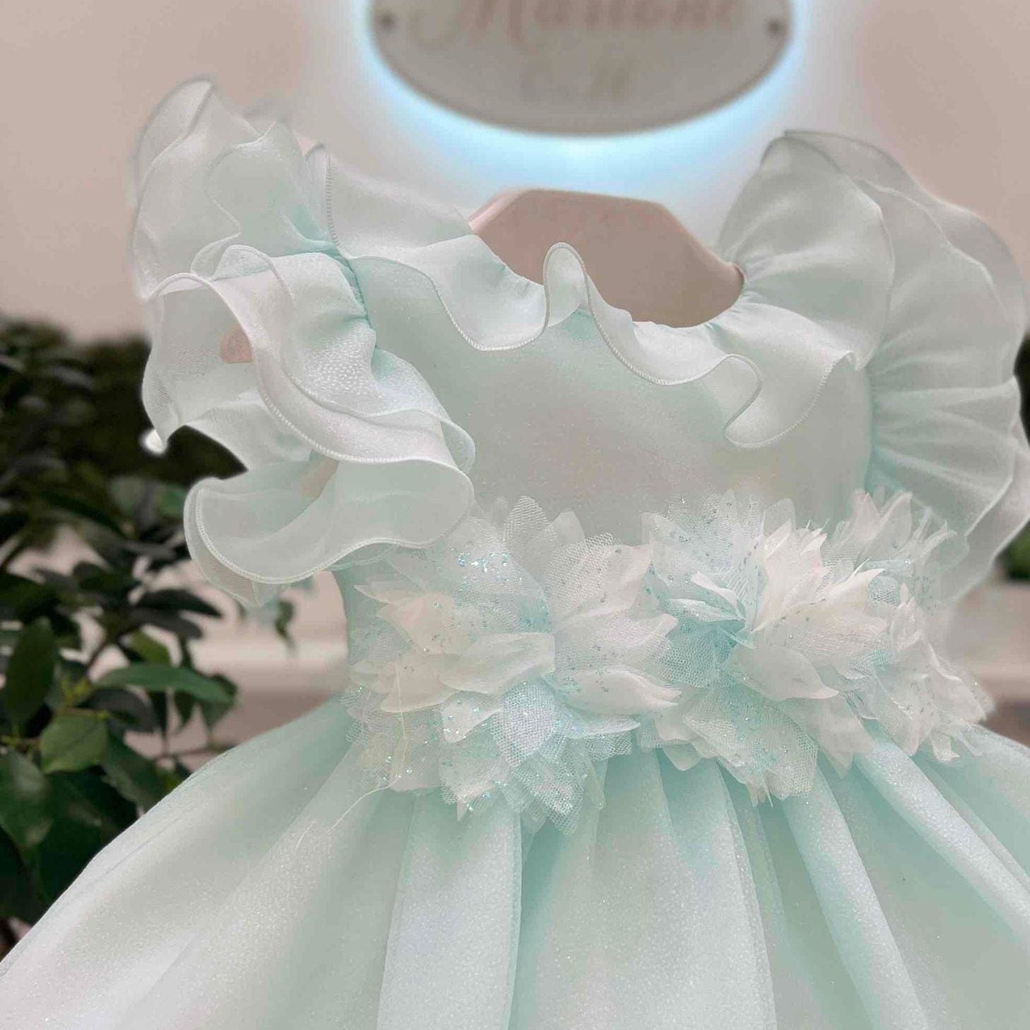Abito organza e seta