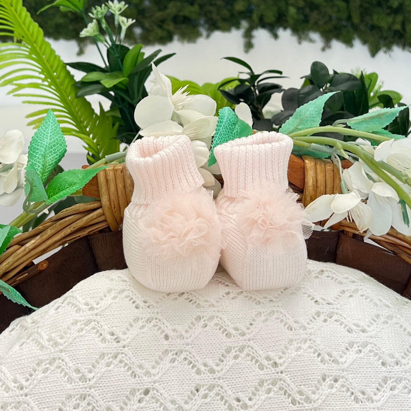 Babbucce in filo e tulle - Bimbalò
