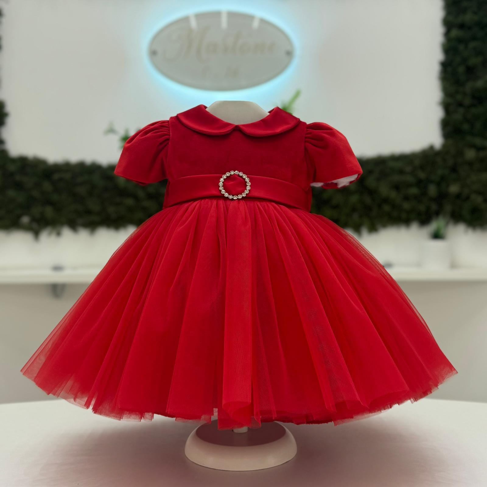 Abito elegante  tulle e velluto - Isabel&Martinez