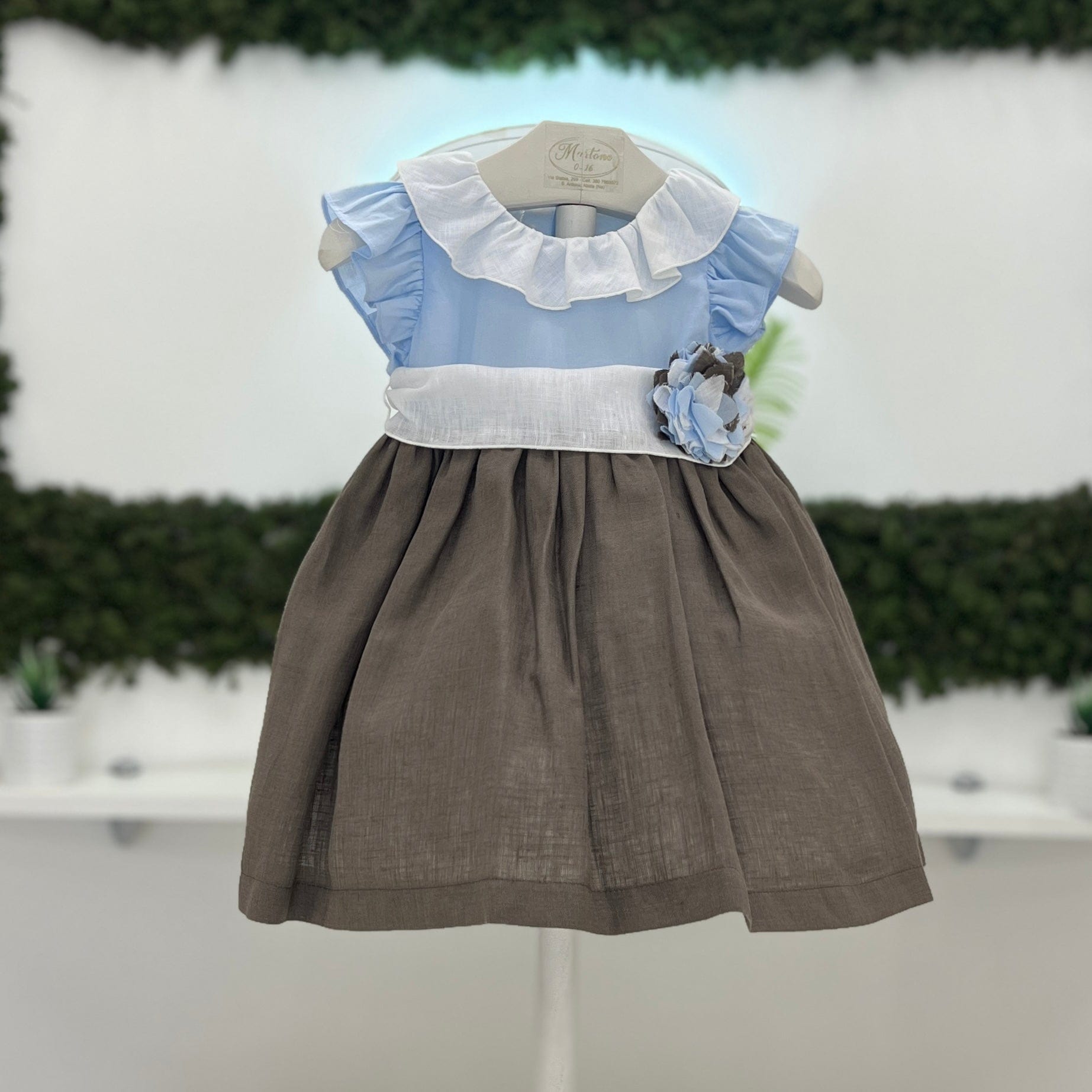Abito in lino - La Sartoria Dei Piccoli