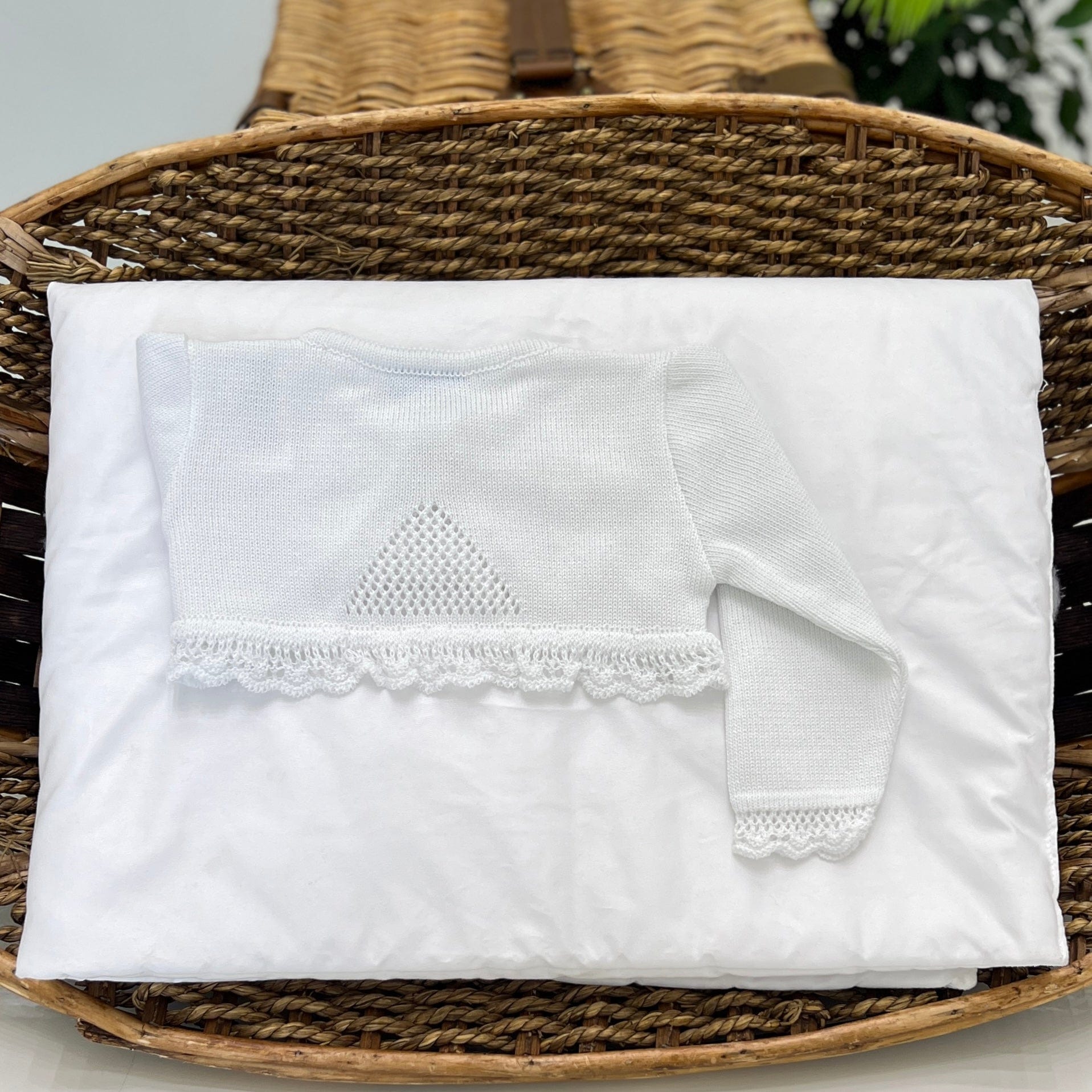 Coprispalle in filo di cotone - Bianco  - Mac Ilusion