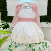 Abito in tulle plumetis