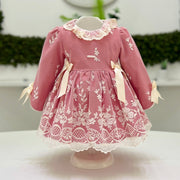 Abito tulle ricamato