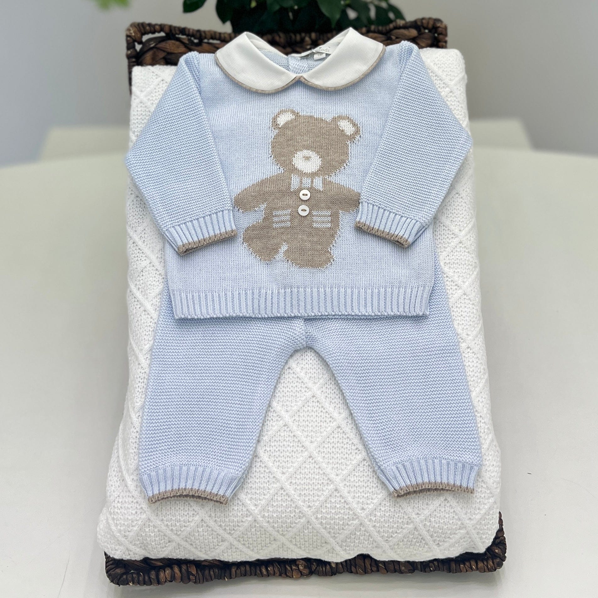 Primodì Bebe - Tutina spezzata in filo di cotone