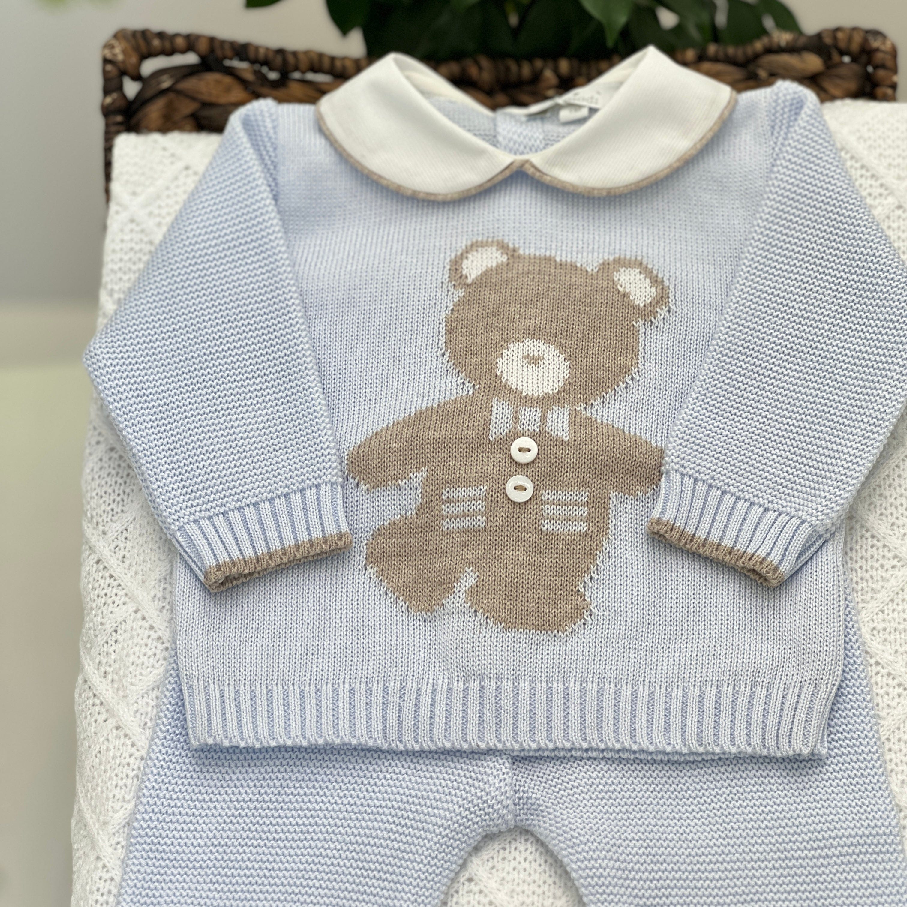 Primodì Bebe - Tutina spezzata in filo di cotone