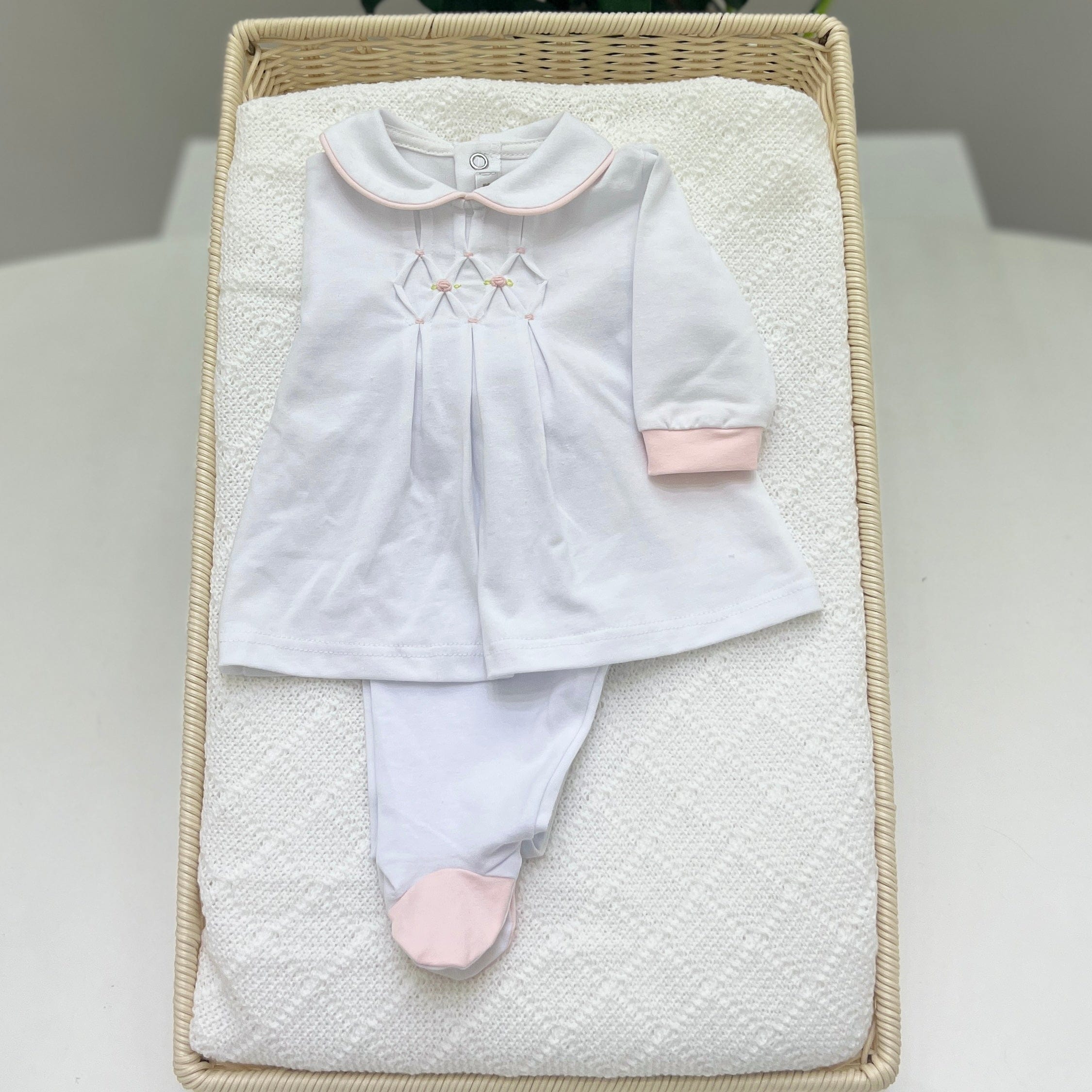 Tutina cotone punto smock - Teto e Tatta