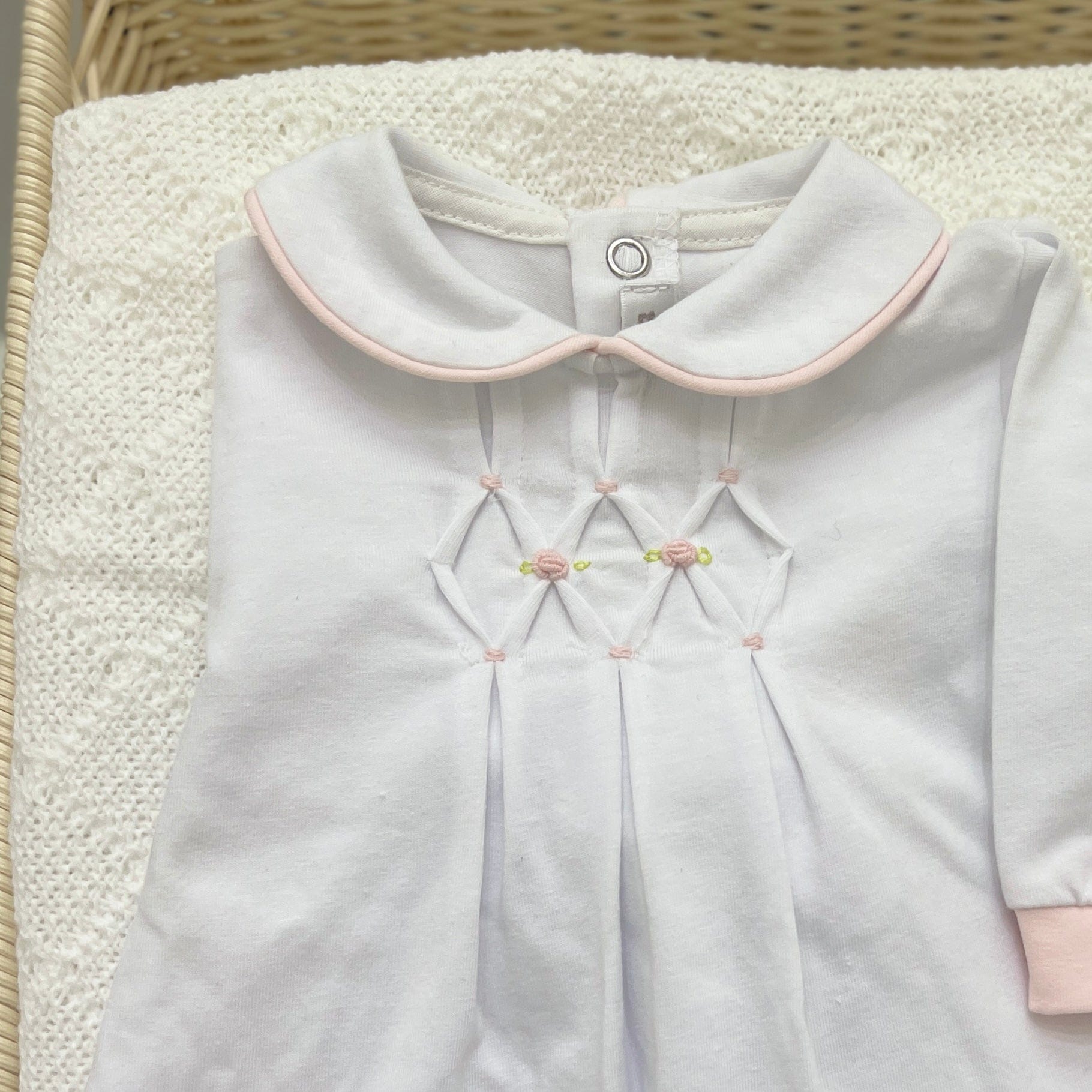 Tutina cotone punto smock - Teto e Tatta