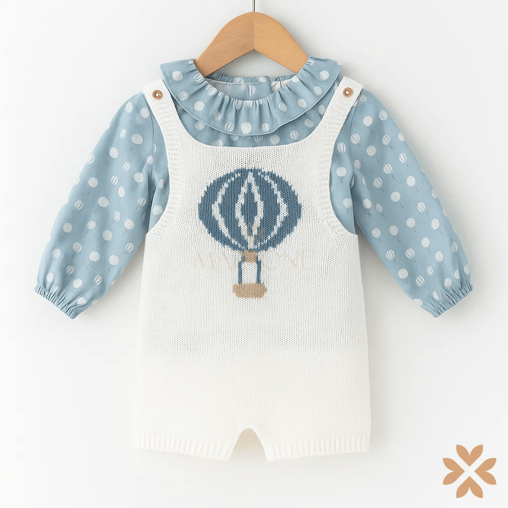 Salopette con blusa - Yoedu