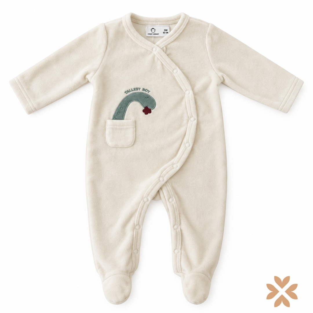 Tutina Neonato in Ciniglia con Dinosauro - Street Monkey