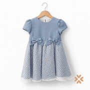 Abito azzurro polvere - Ambarabà