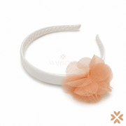 Cerchietto fiore in tulle - Ambarabà