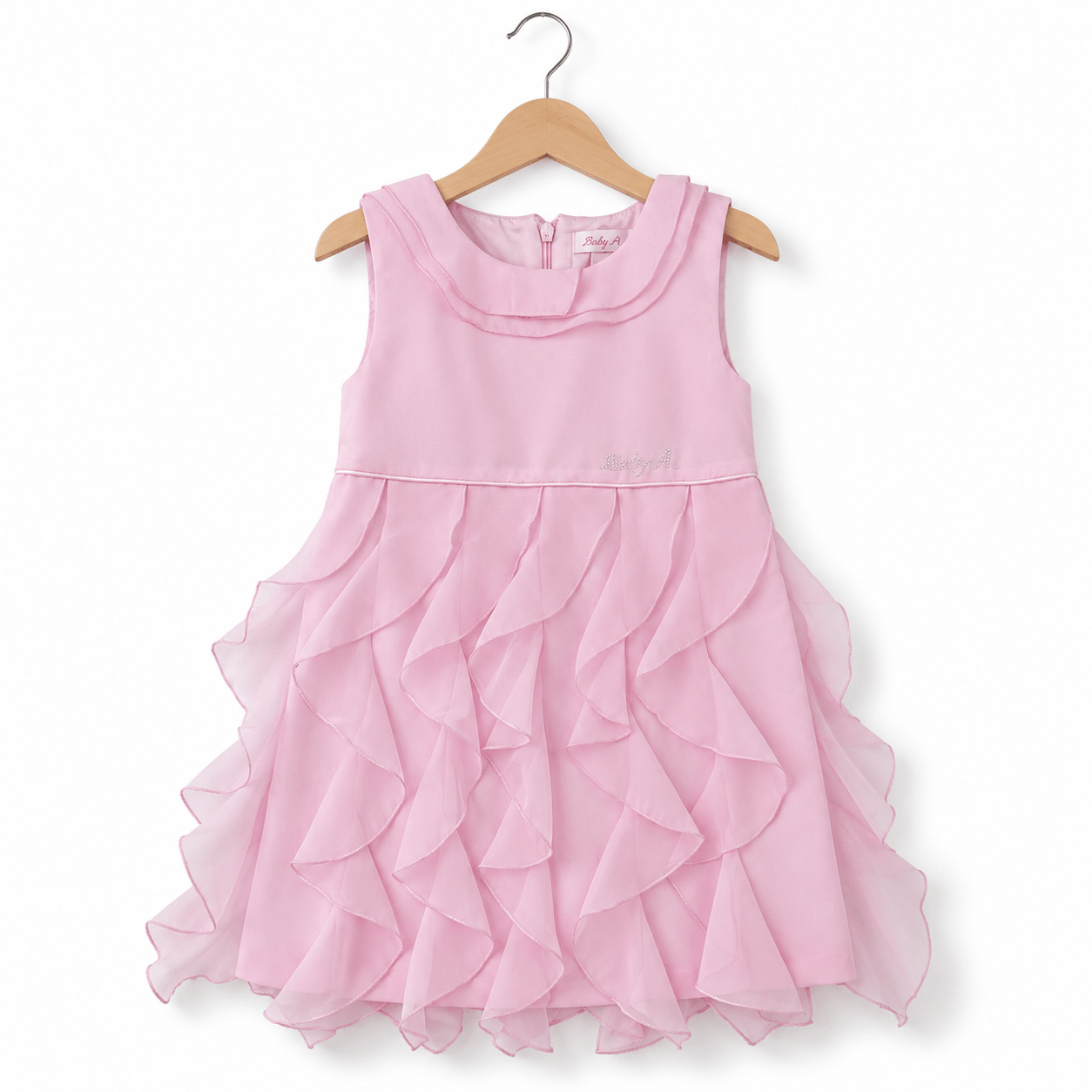 Abito rosa baby A - H0646