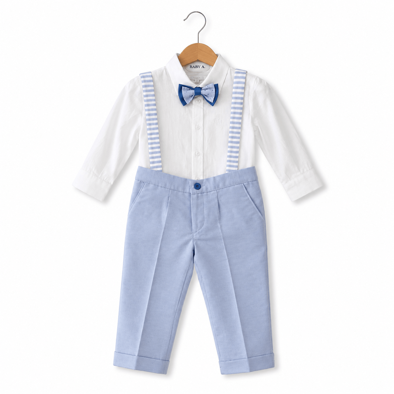 B2812/BE - Completo con bretelle Baby A