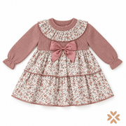 Abitino Neonata in Maglia e Fantasia Floreale - Baby Fashion