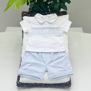 Completo corto punto smock - Baby Fashion