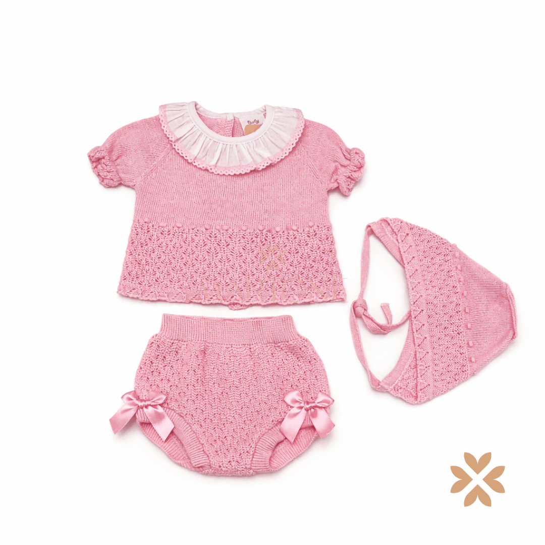 Completo corto con cuffia coordinata - Baby Fashion