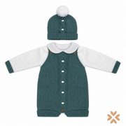 Pagliaccetto Neonato in Maglia con Trecce - Baby Fashion