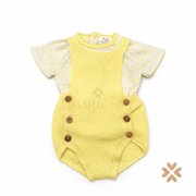 Salopette in filo giallo - Baby Fashion