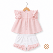Blusa e short in lino - Barcellino