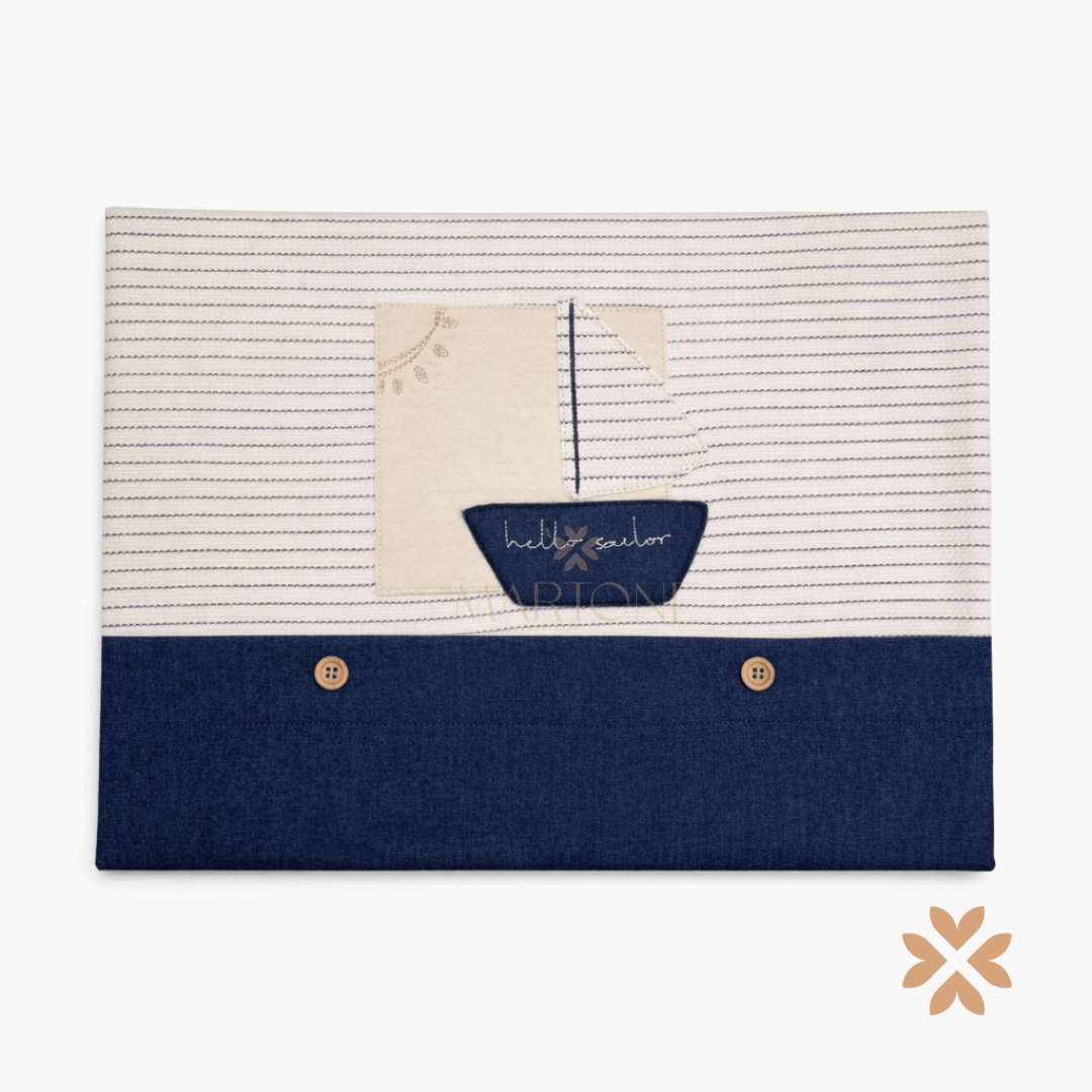 Copertina in piquet 'Hello Sailor' - Barcellino