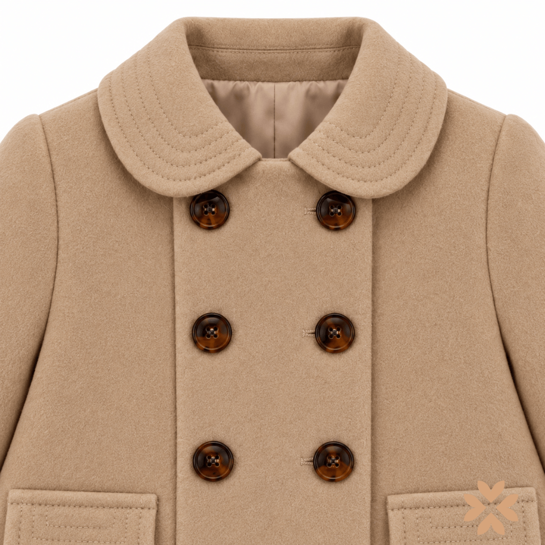 Cappotto doppiopetto cammello - BBZ Creaciones