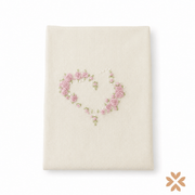 Coperta in Lana con Cuore Floreale - Bimbalò