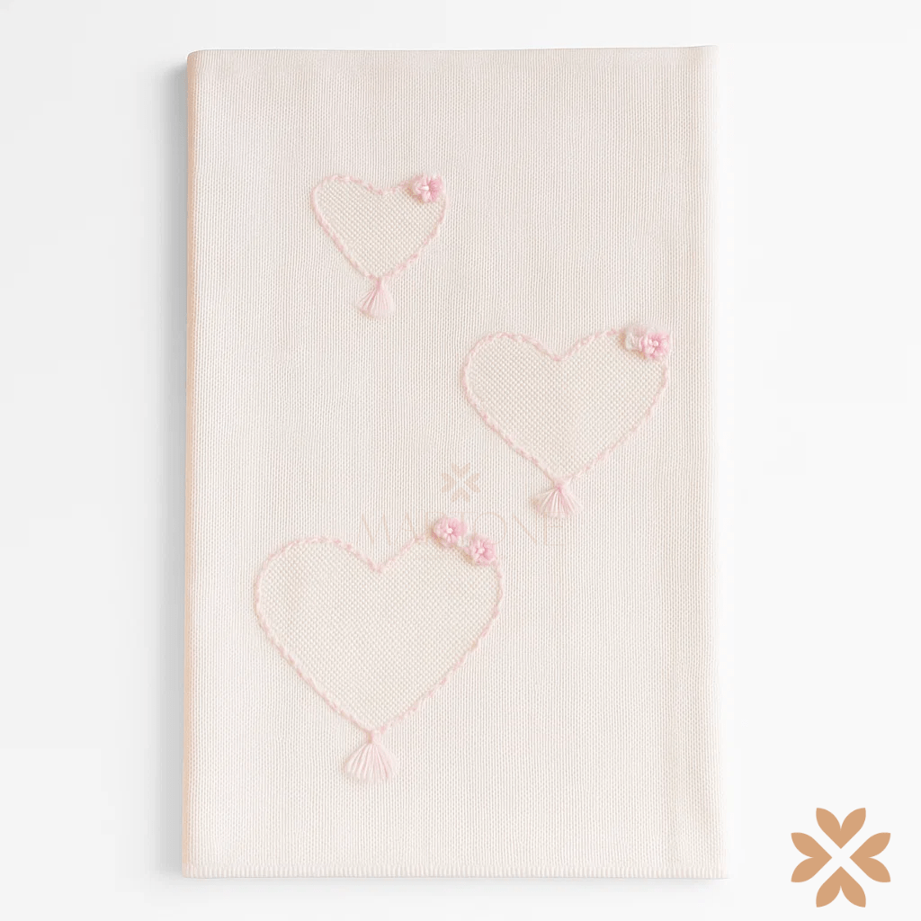 Coperta ricami d'amore - Bimbalò