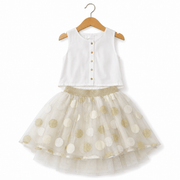 Completo bambina top e gonna in tulle - Fun&Fun Couture