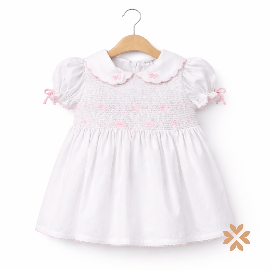 Abitino cotone punto smock - Deolinda
