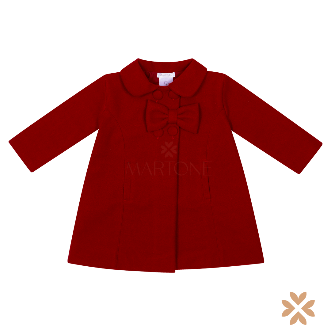 Cappotto bimba con fiocco - Deolinda