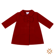 Cappotto bimba con fiocco - Deolinda