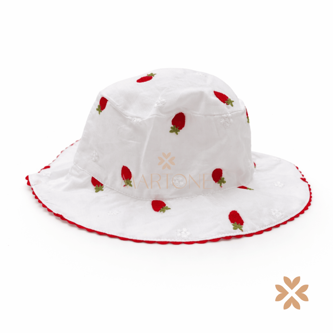 Cappello in cotone fragoline - Deolinda