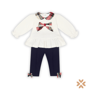 Coordinato Maglia e Leggings Tartan - Deolinda