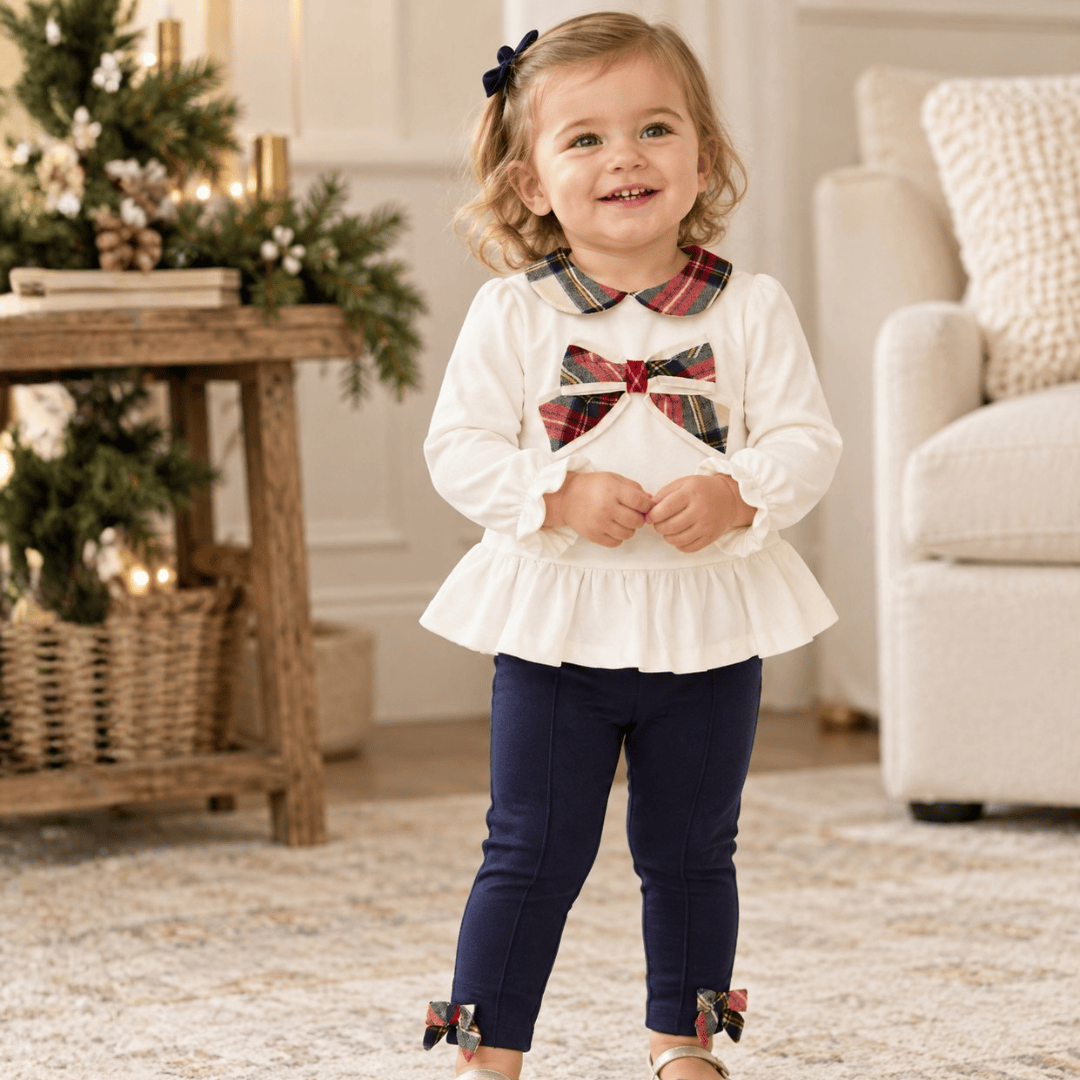 Coordinato Maglia e Leggings Tartan - Deolinda