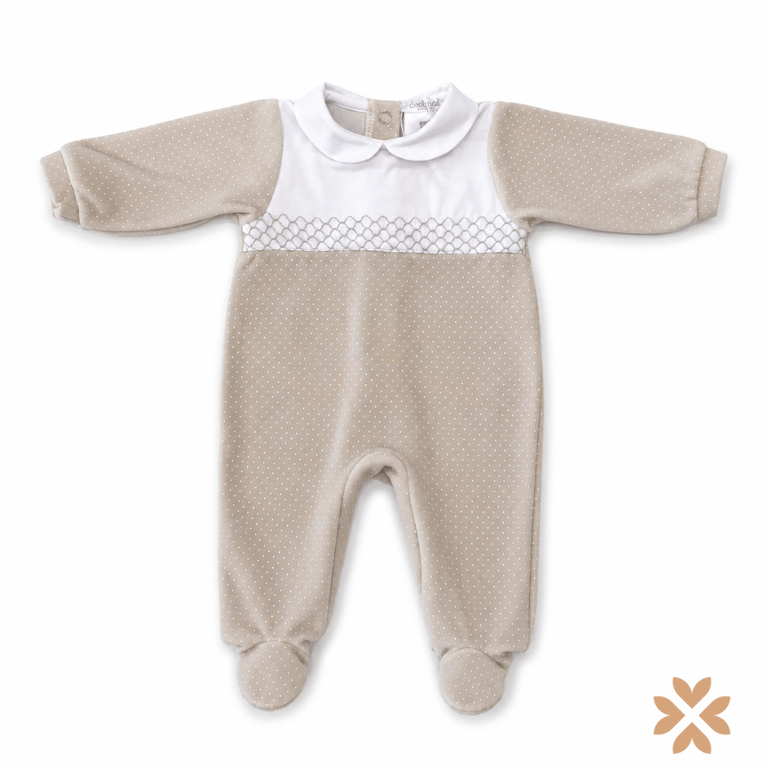 Tutina a pois beige - Deolinda