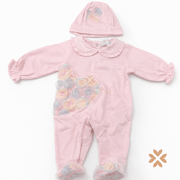 Tutina in cotone con rose - Deolinda
