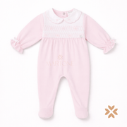 Tutina intera rosa in cotone - Deolinda
