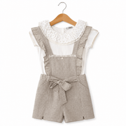 Completo bambina con salopette e blusa - Dr. Kid