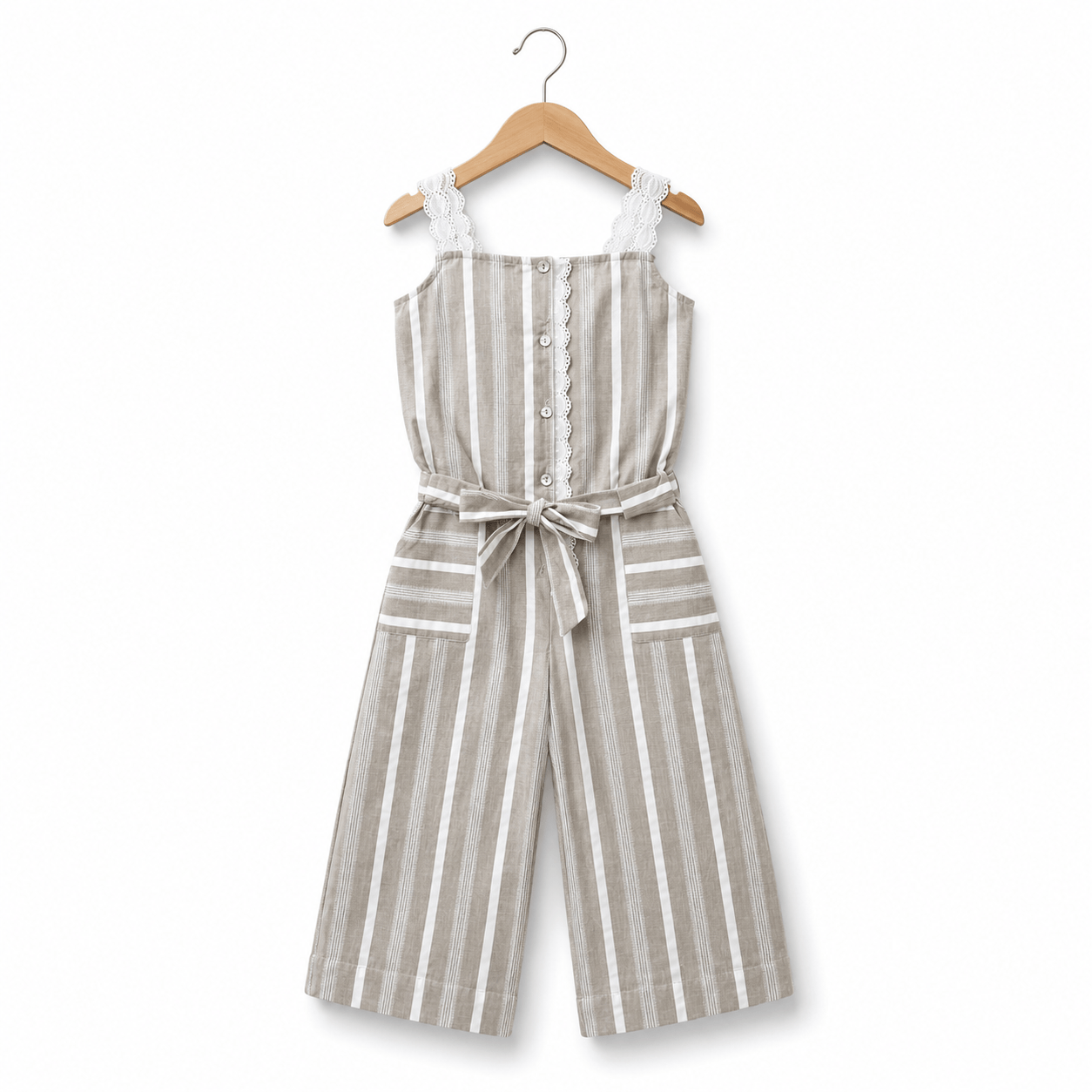 Tuta lunga rigata con pizzo - Dr. Kid