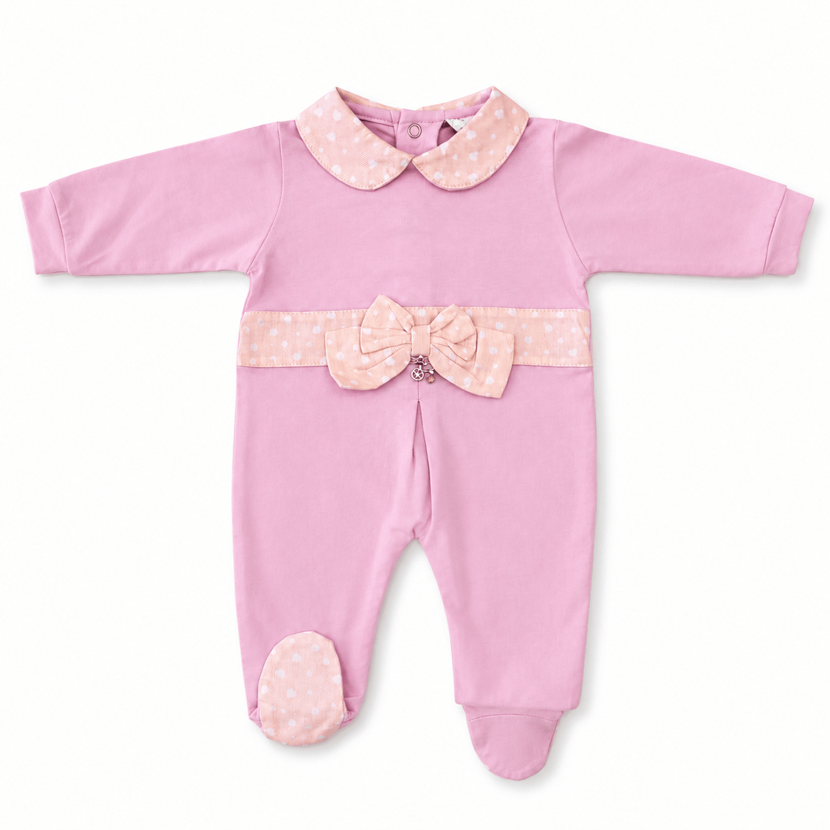 Tutina in cotone con fiocco - Fun&Fun