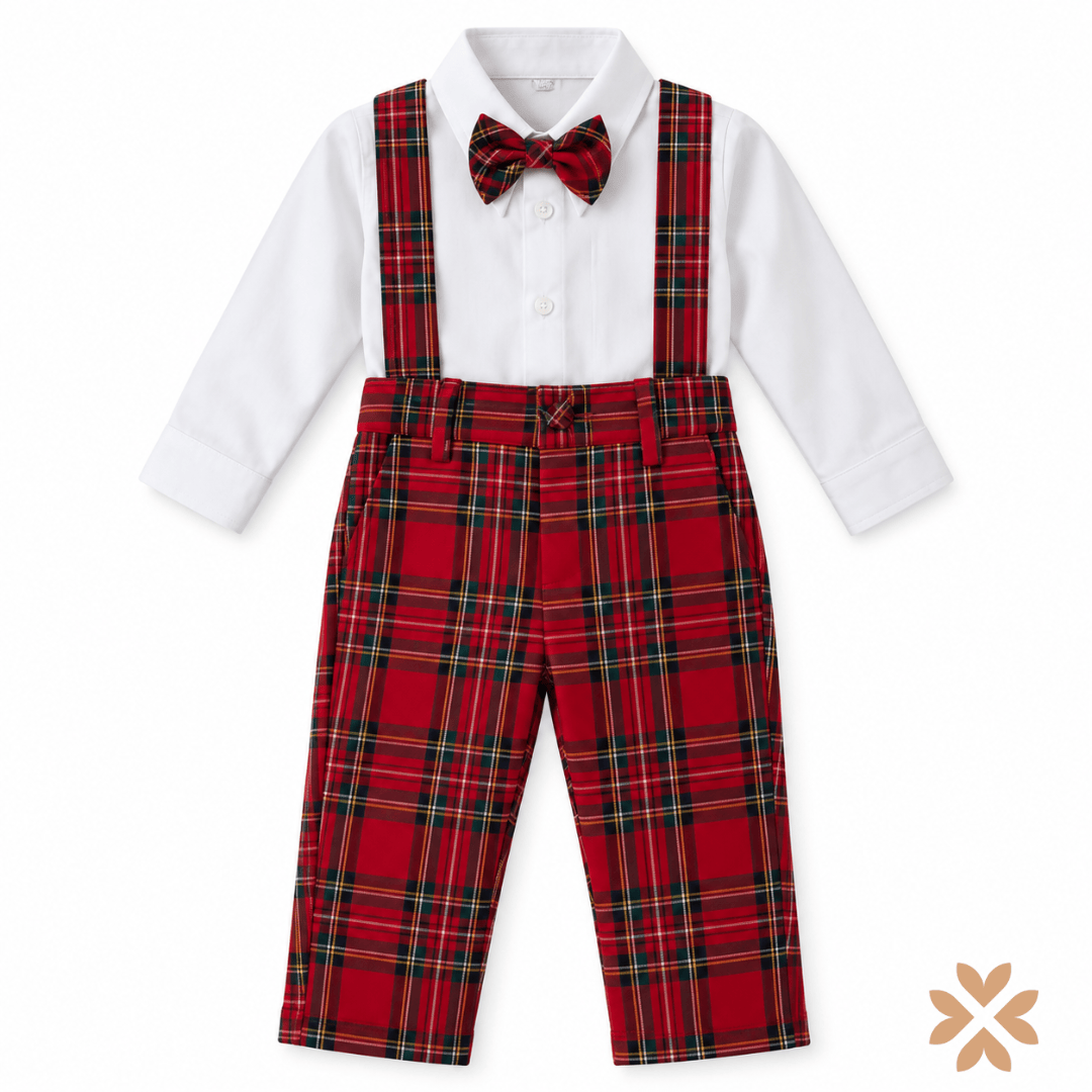 Completo Verde con Pantalone Tartan - Gentlemen