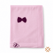 Coperta in Maglia Rosa e Prugna - Isabel&Martinez