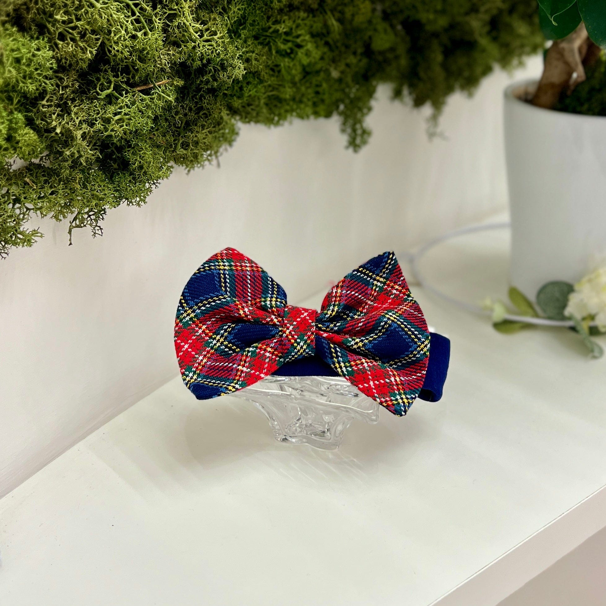 Fascia fiocco tartan