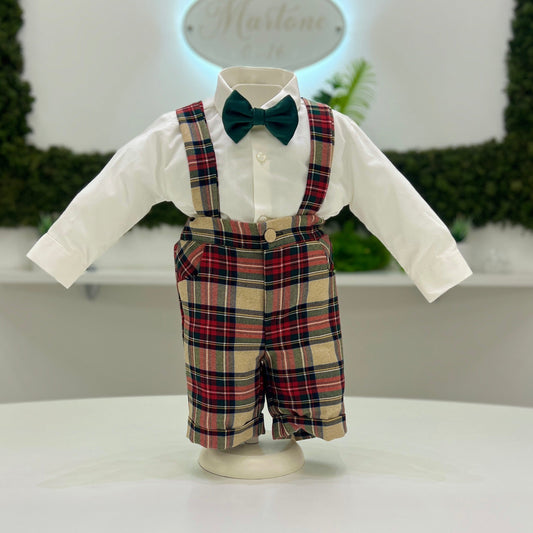 Salopette tartan