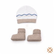 Set coordinato in filo panna e beige - Isabel&Martinez