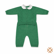 Tutina spezzata in filo di cotone - Isabel&Martinez