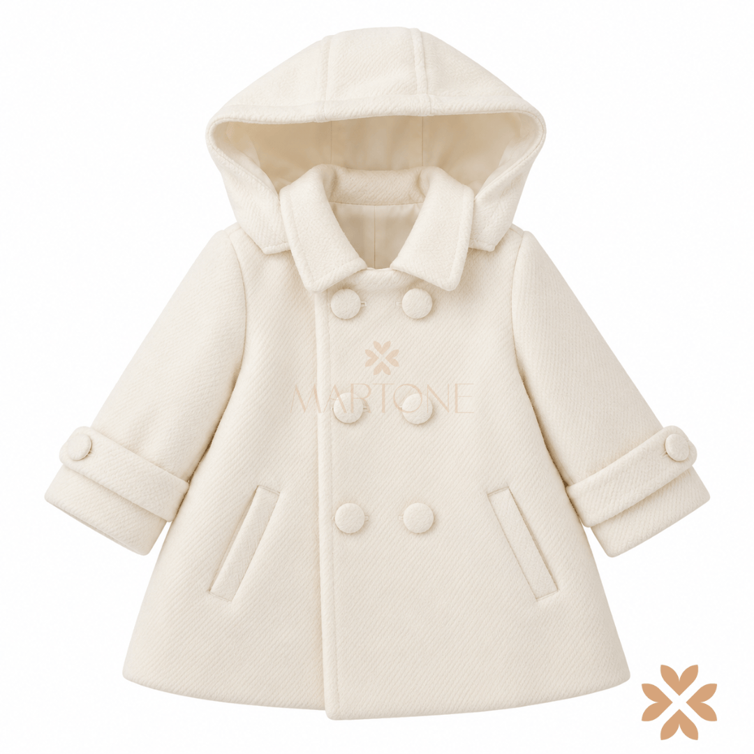 Cappotto in Panno con Cappuccio  - Jacques&Monique