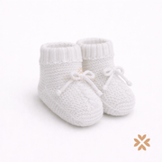 Babbucce bianche in filo di cotone - Juliana